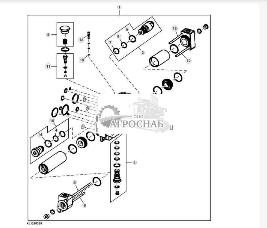 Loader Control Valve, Boom Section, Z-Bar 